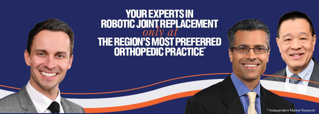 Robotic joint replacement physicians Antkowiak, Puri, and Choy